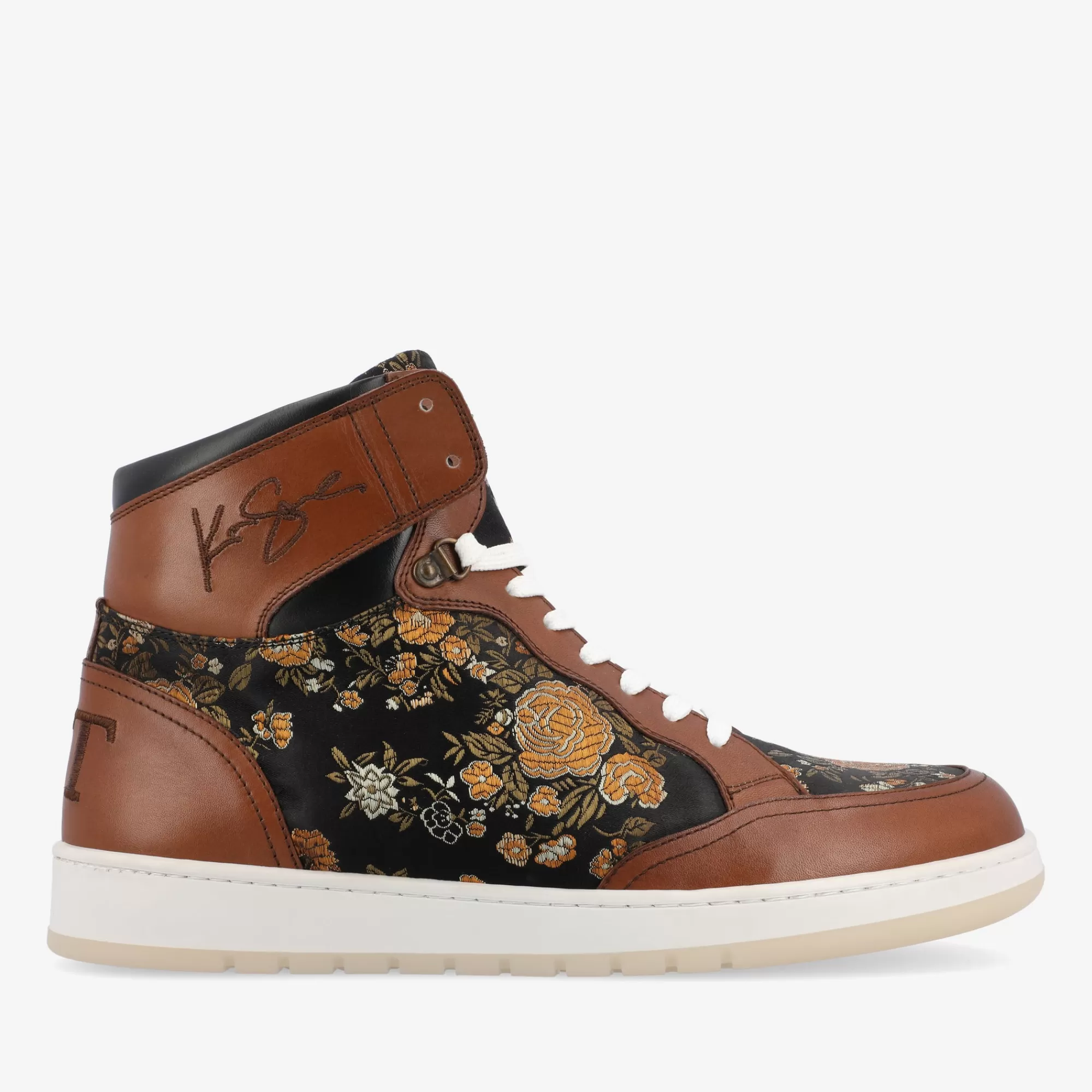 Outlet TAFT Rapido Brown High Top Sneakers - Eden |