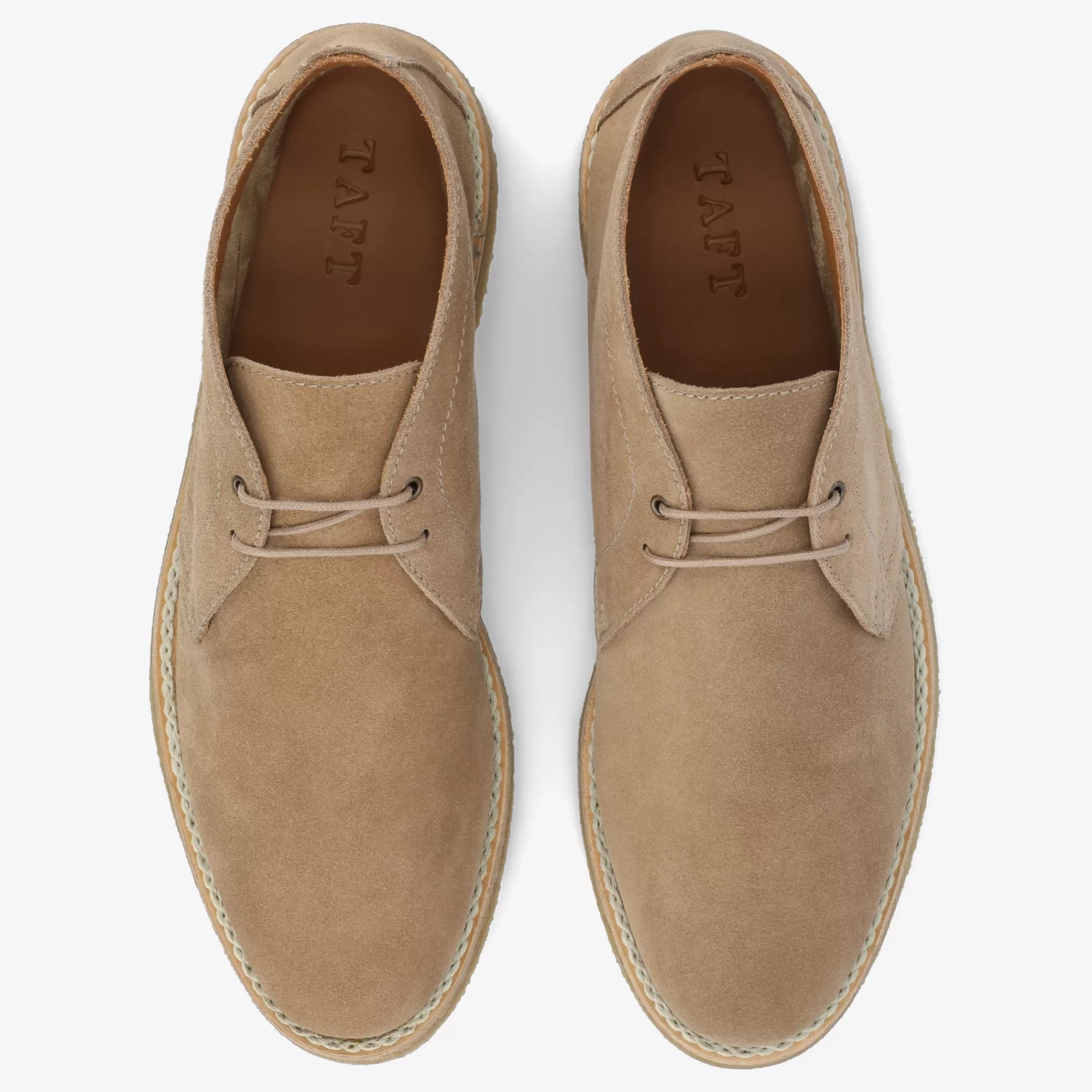 Sale TAFT The Chukka Boot In Beige - Mens Dress Boots |