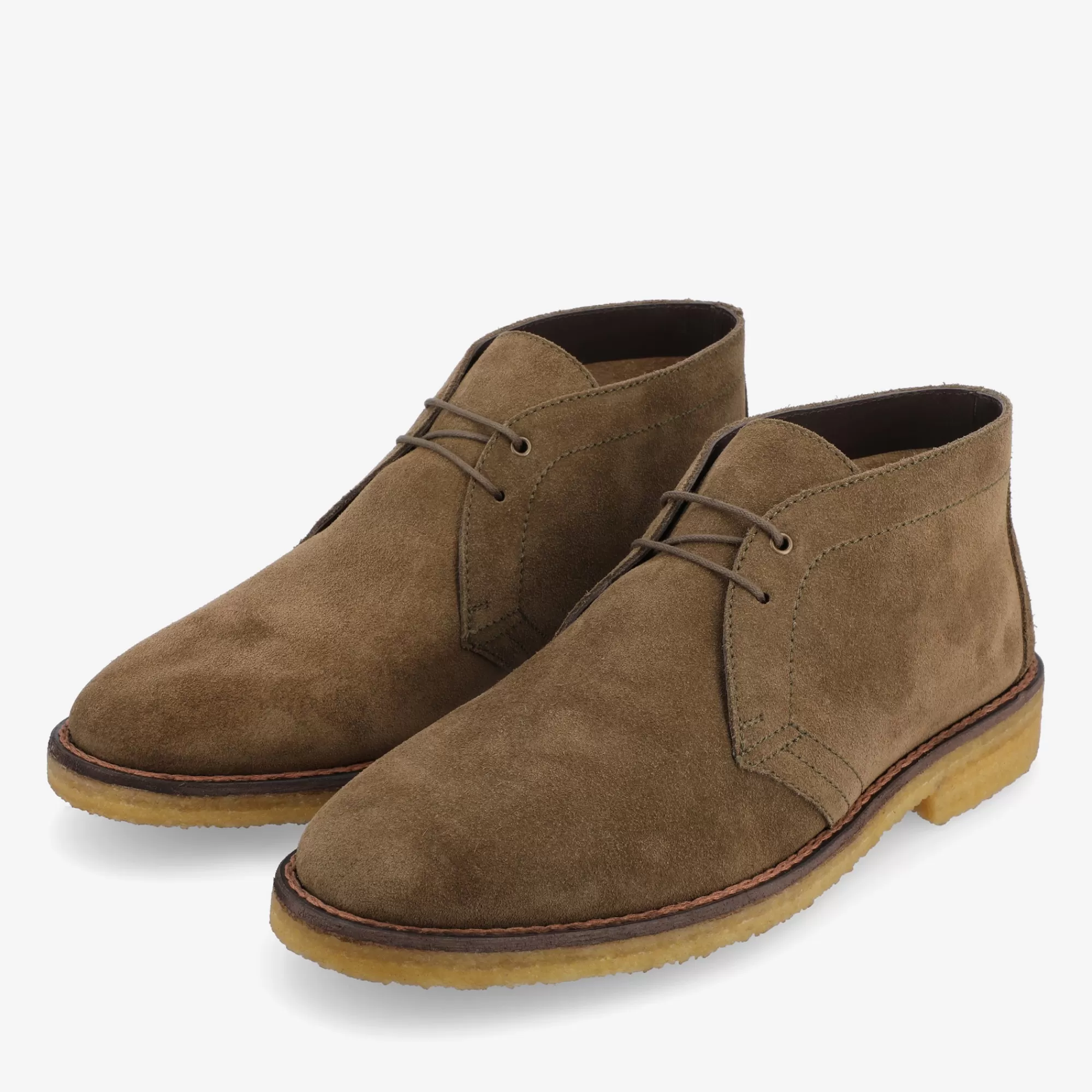 Clearance TAFT The Chukka Boot In Olive - Mens Chukka Boots |