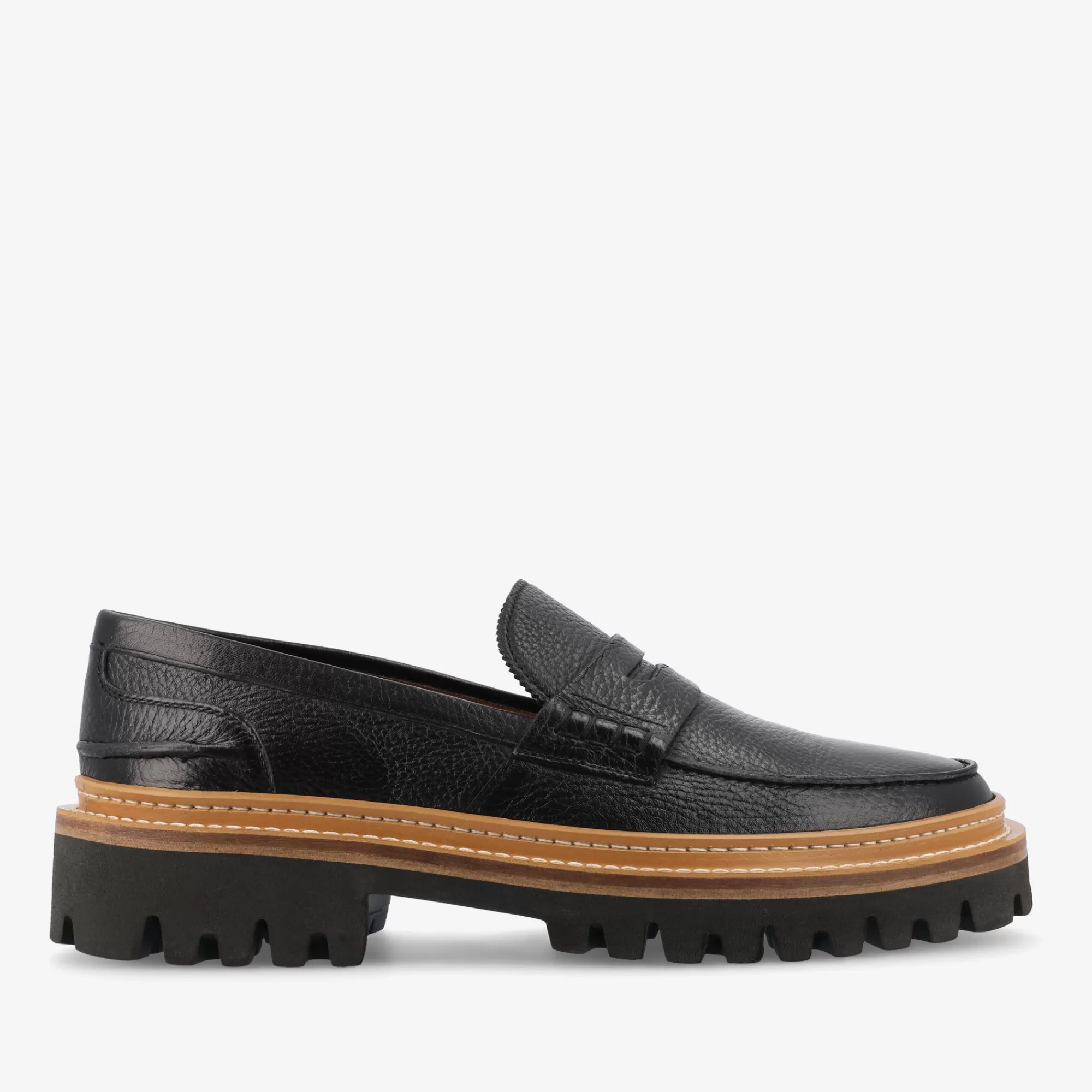 Cheap TAFT The Country Loafer - Black Designer Loafer |