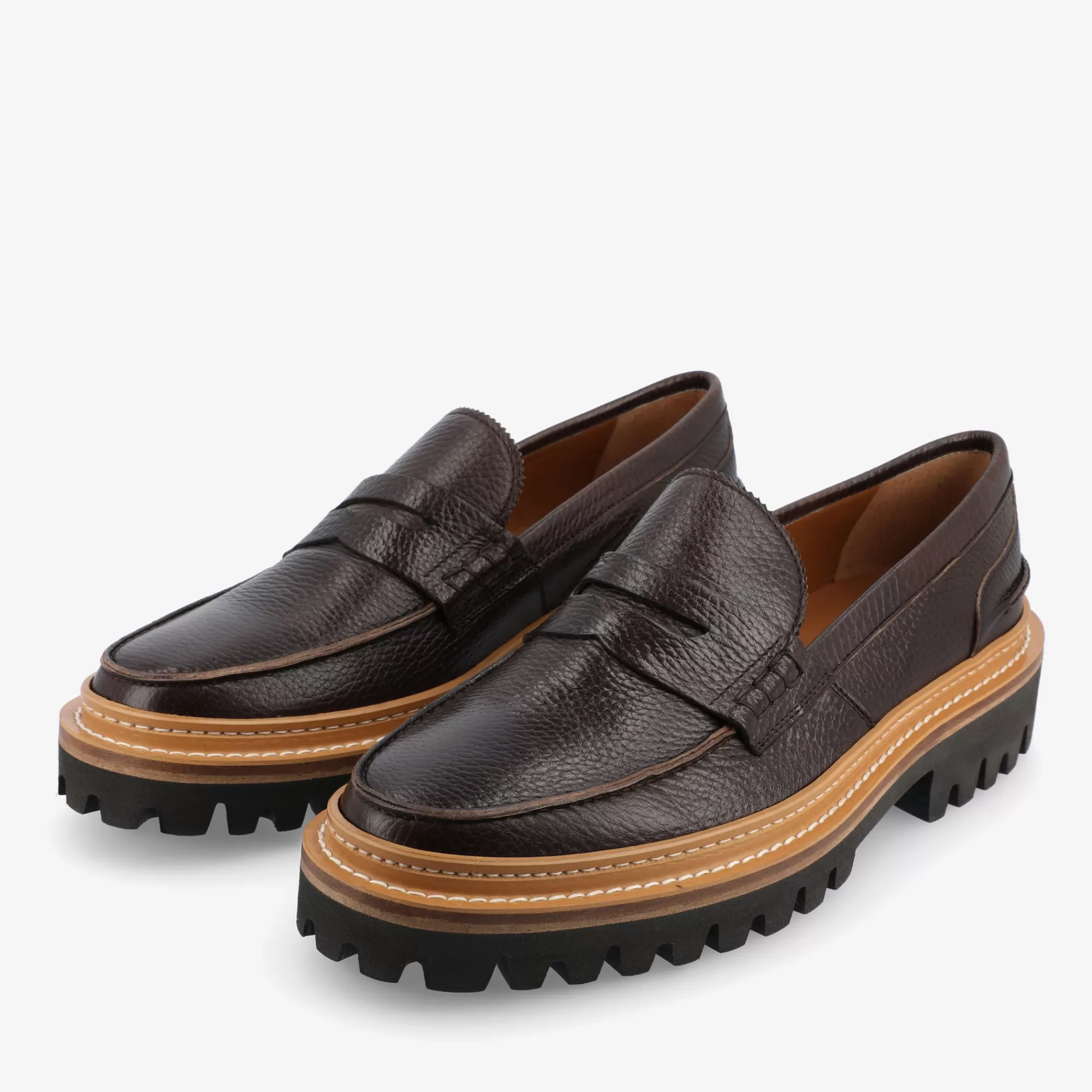 Hot TAFT The Country Loafer In Coffee - Dark Brown Loafer |