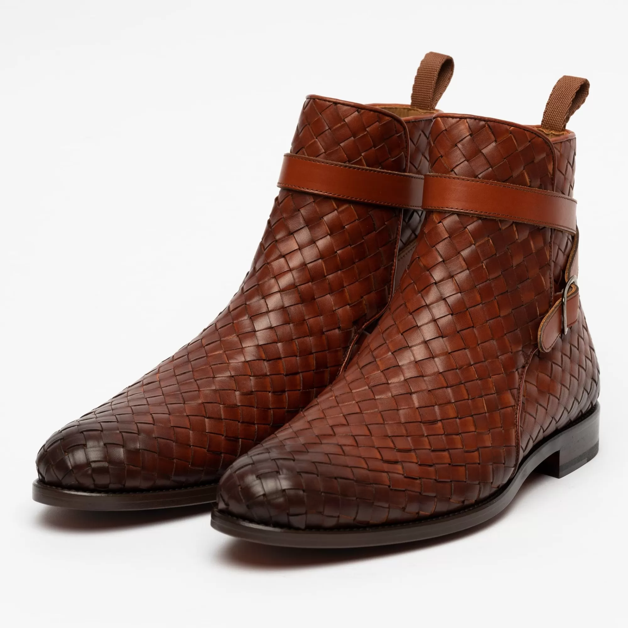 Online TAFT The Dylan Boot - Woven Leather Boot |