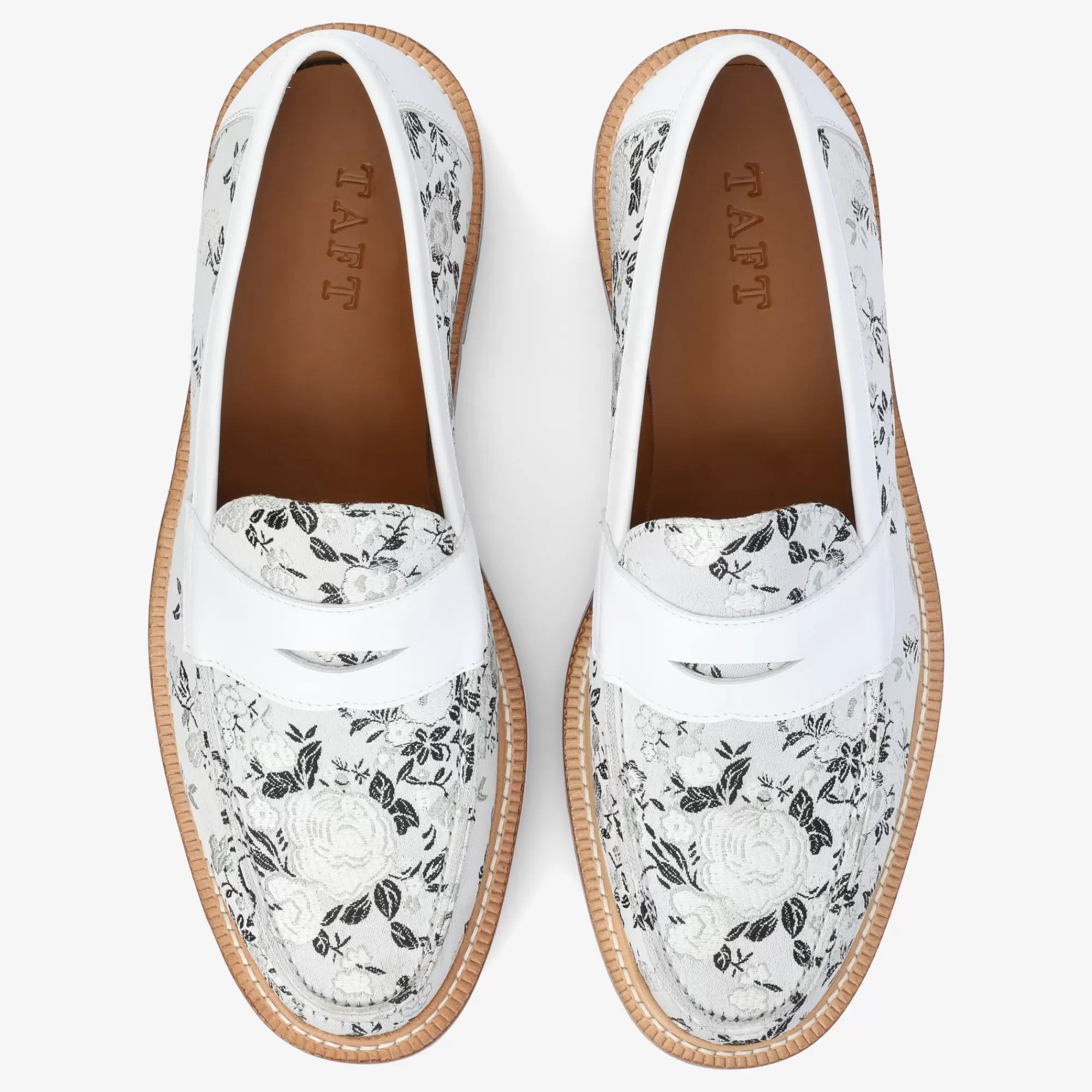 Hot TAFT The Fitz Loafer In Eden Blanc - White Loafers For Men |