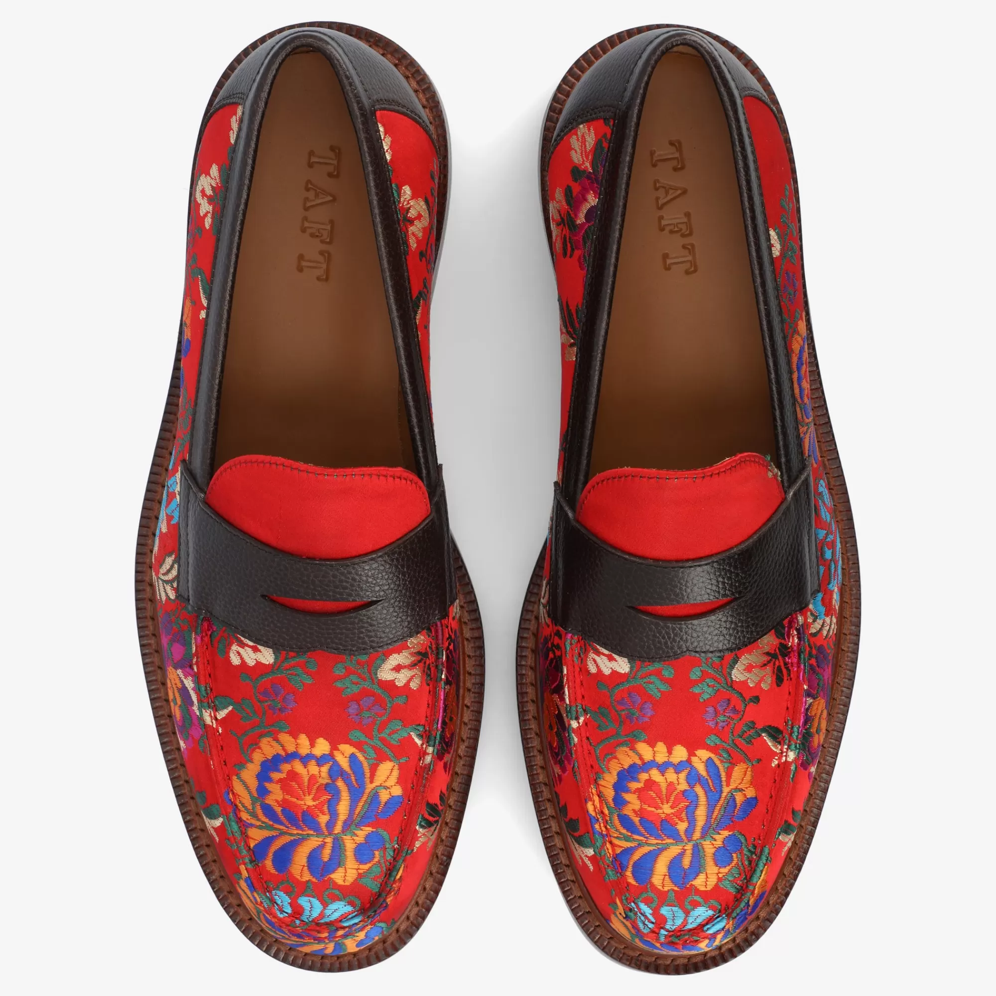 Best TAFT The Fitz Loafer In Fiore - Red Men'S Loafers |