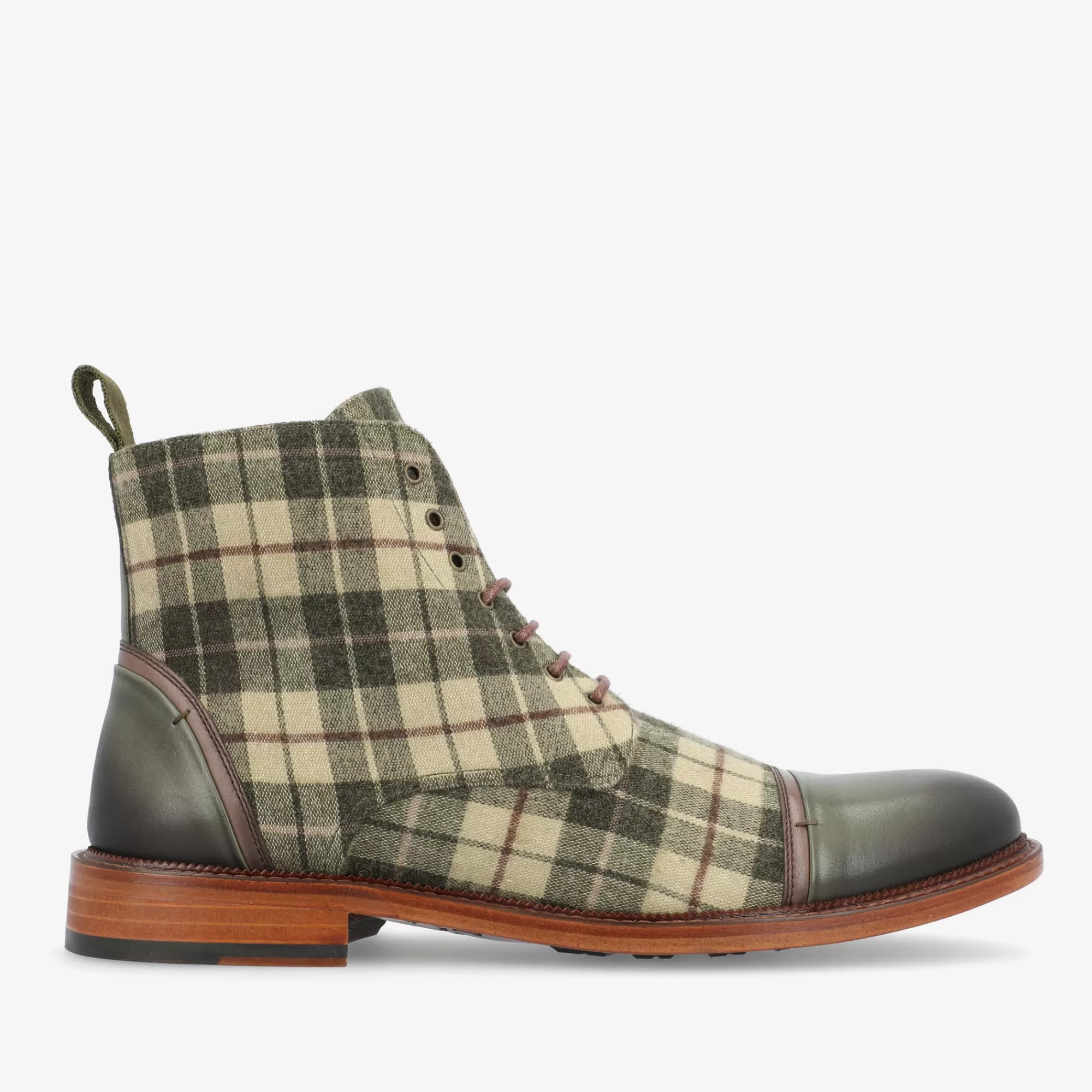 Best Sale TAFT The Jack Boot In Green Plaid |