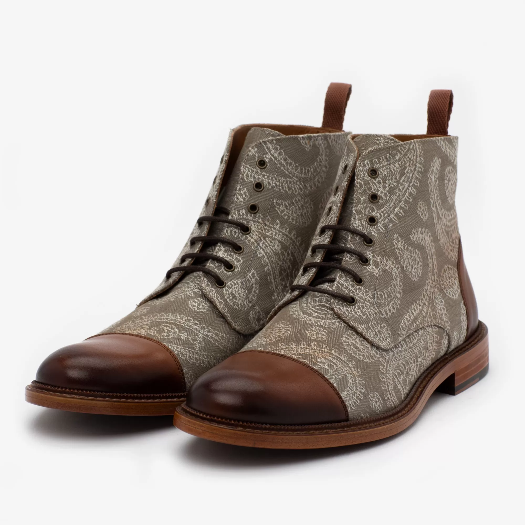 Sale TAFT The Jack Boot In Taupe Paisley |