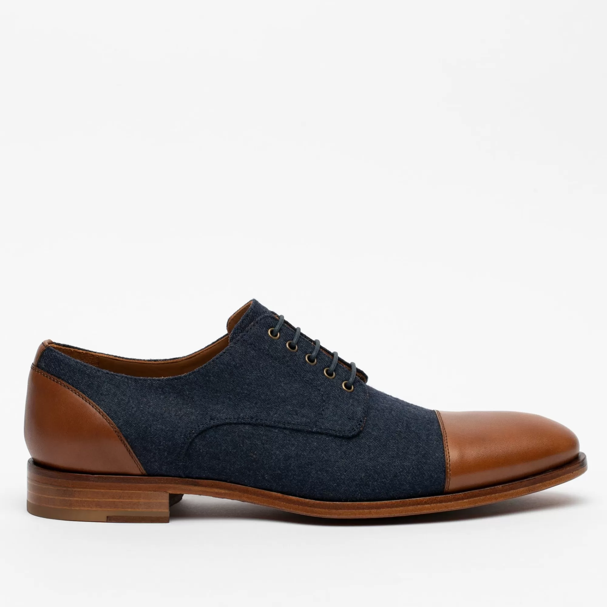 New TAFT The Jack Shoe - Navy Dress Shoes |