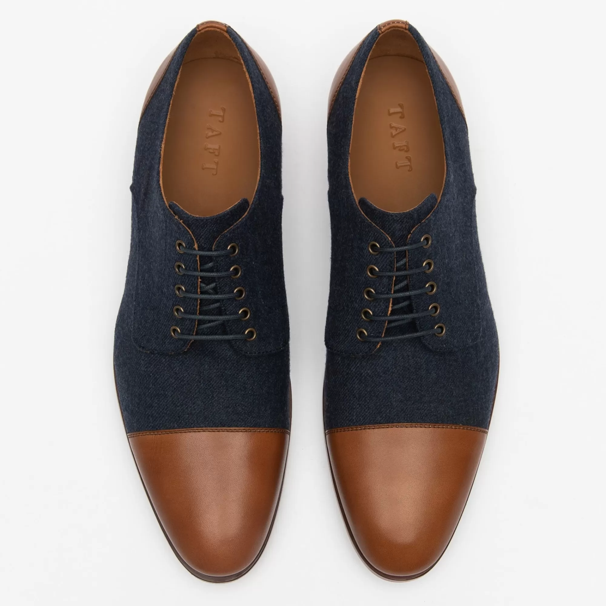 New TAFT The Jack Shoe - Navy Dress Shoes |