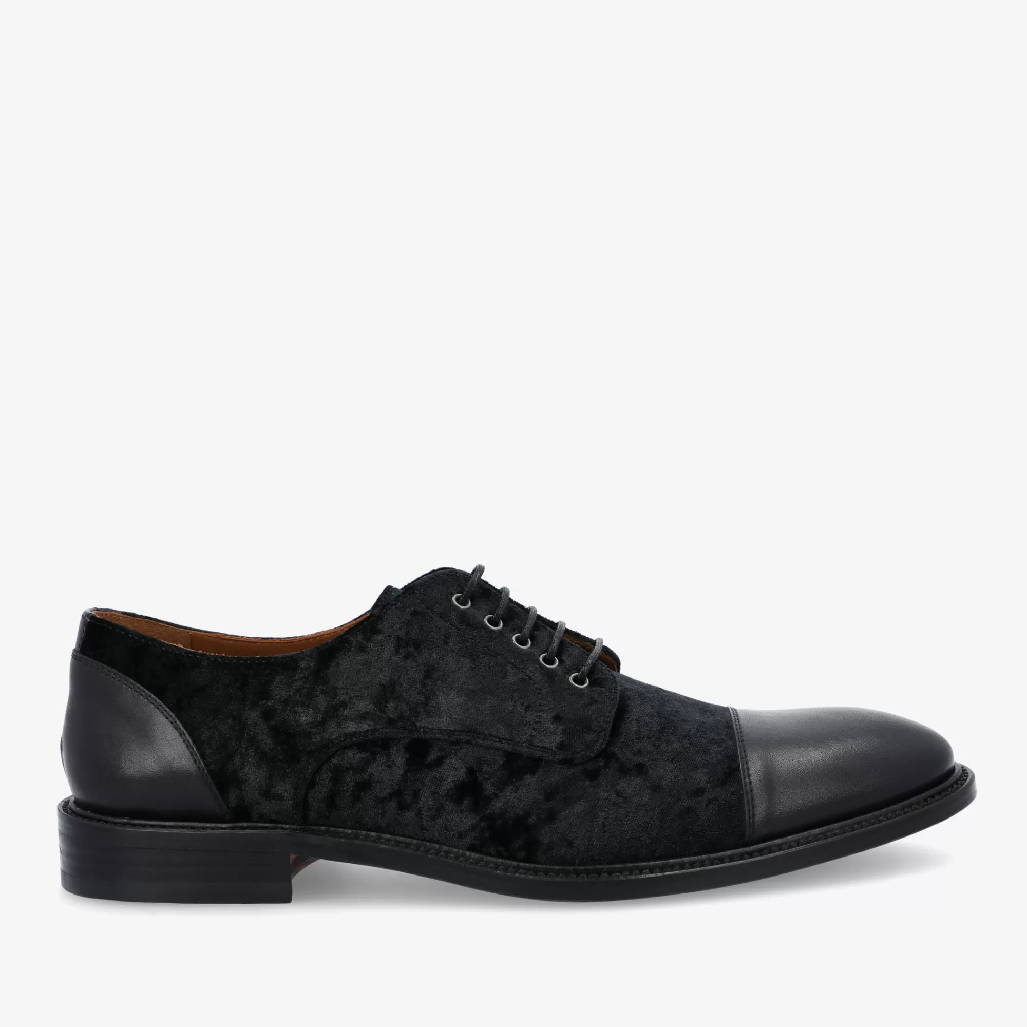 Best Sale TAFT The Jack Shoe In Black Velour |