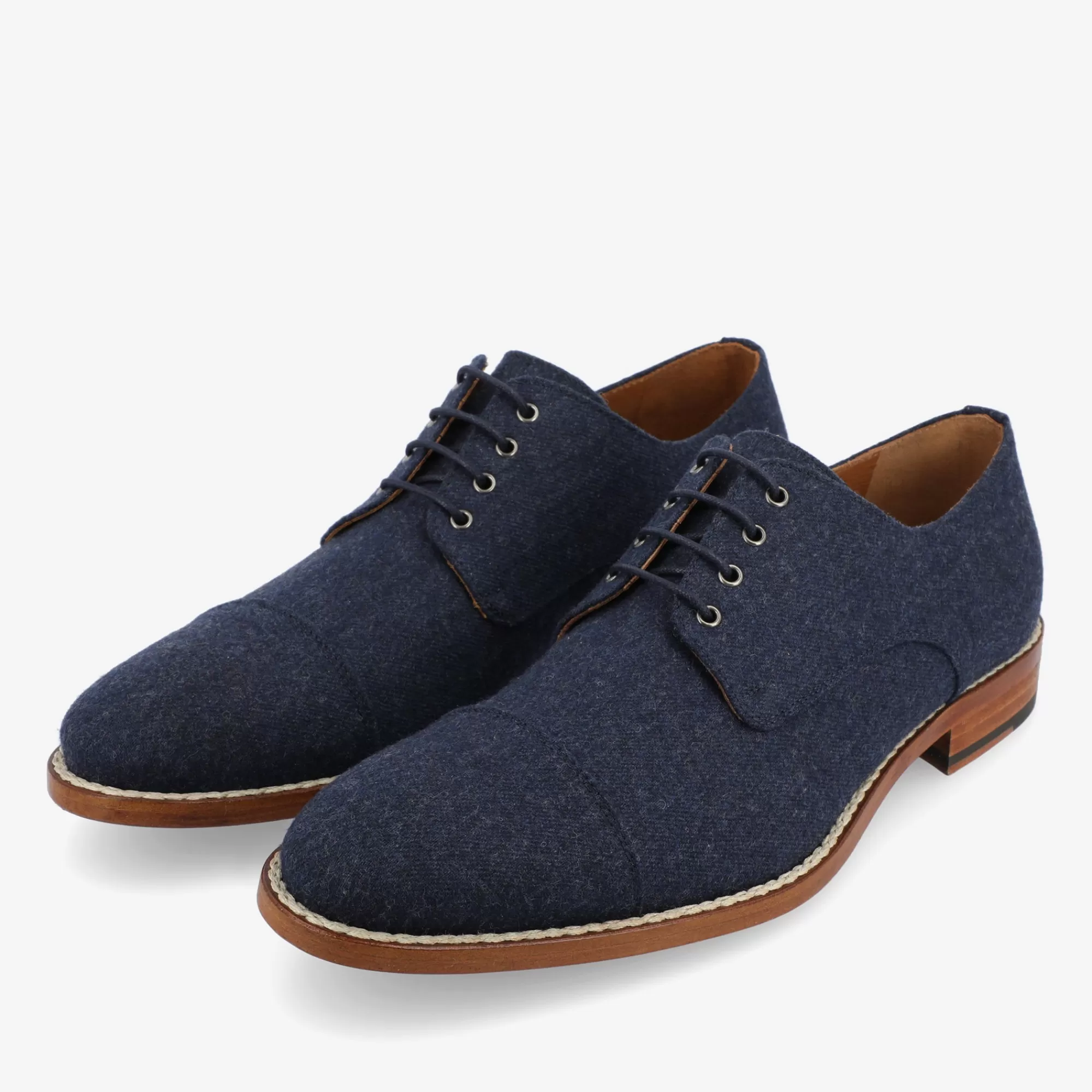 Clearance TAFT The Kennedy Shoe - Navy Blue Shoes |