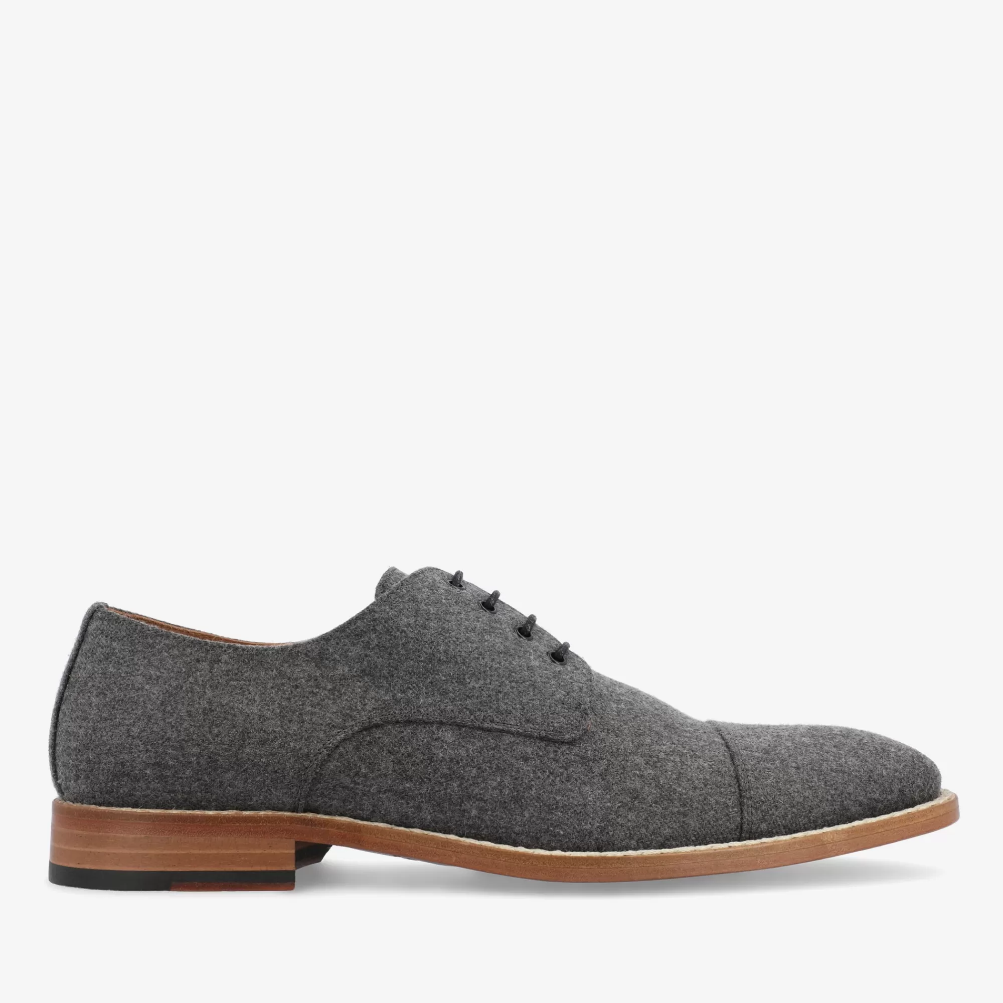 Shop TAFT The Kennedy Shoe In Grey Wool |