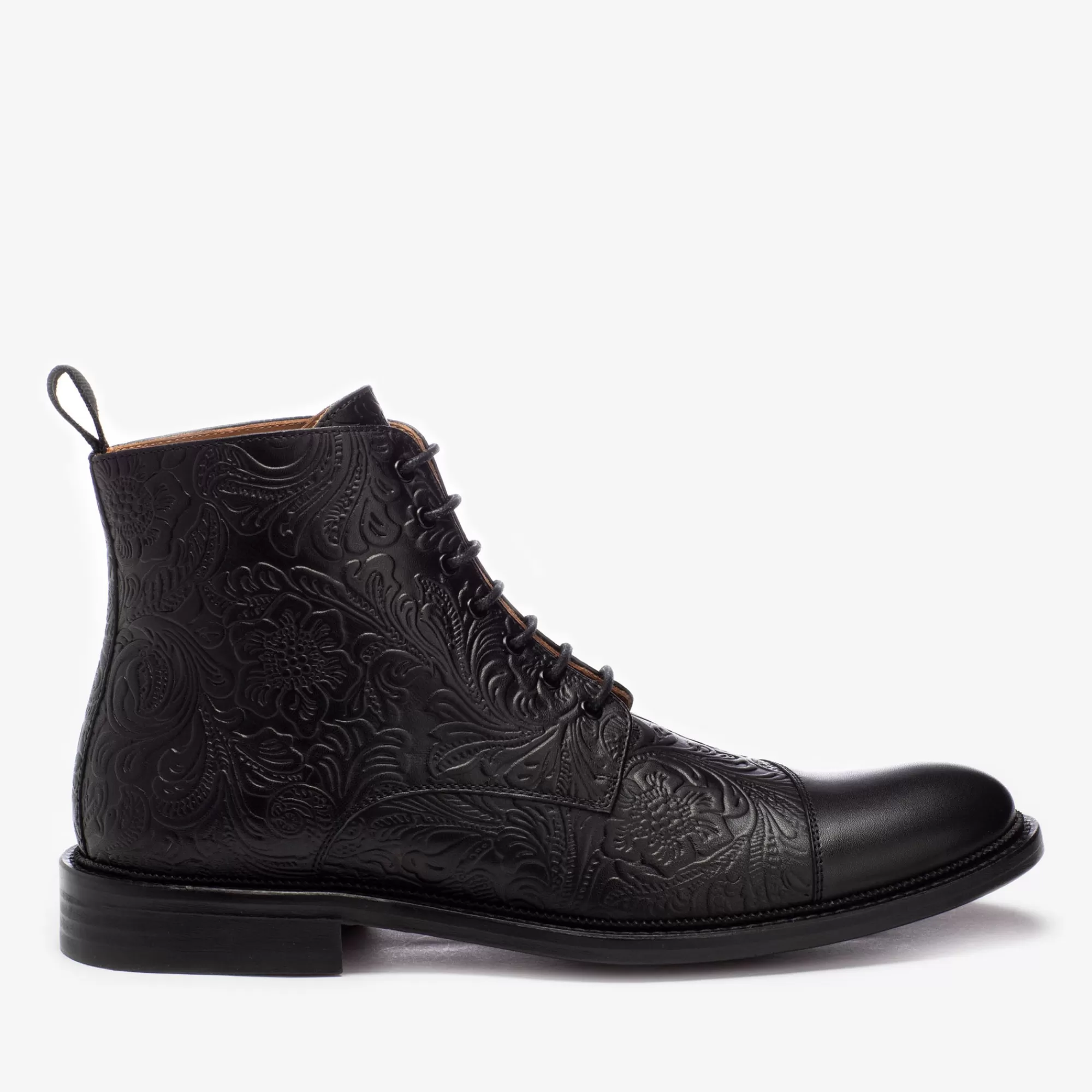 Clearance TAFT The Paris Boot In Black Floral - Ankle Boots |