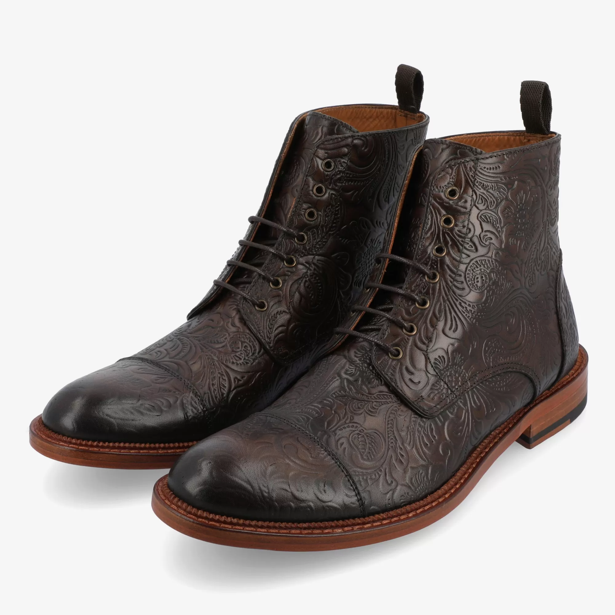 New TAFT The Rome Boot In Marron Viejo