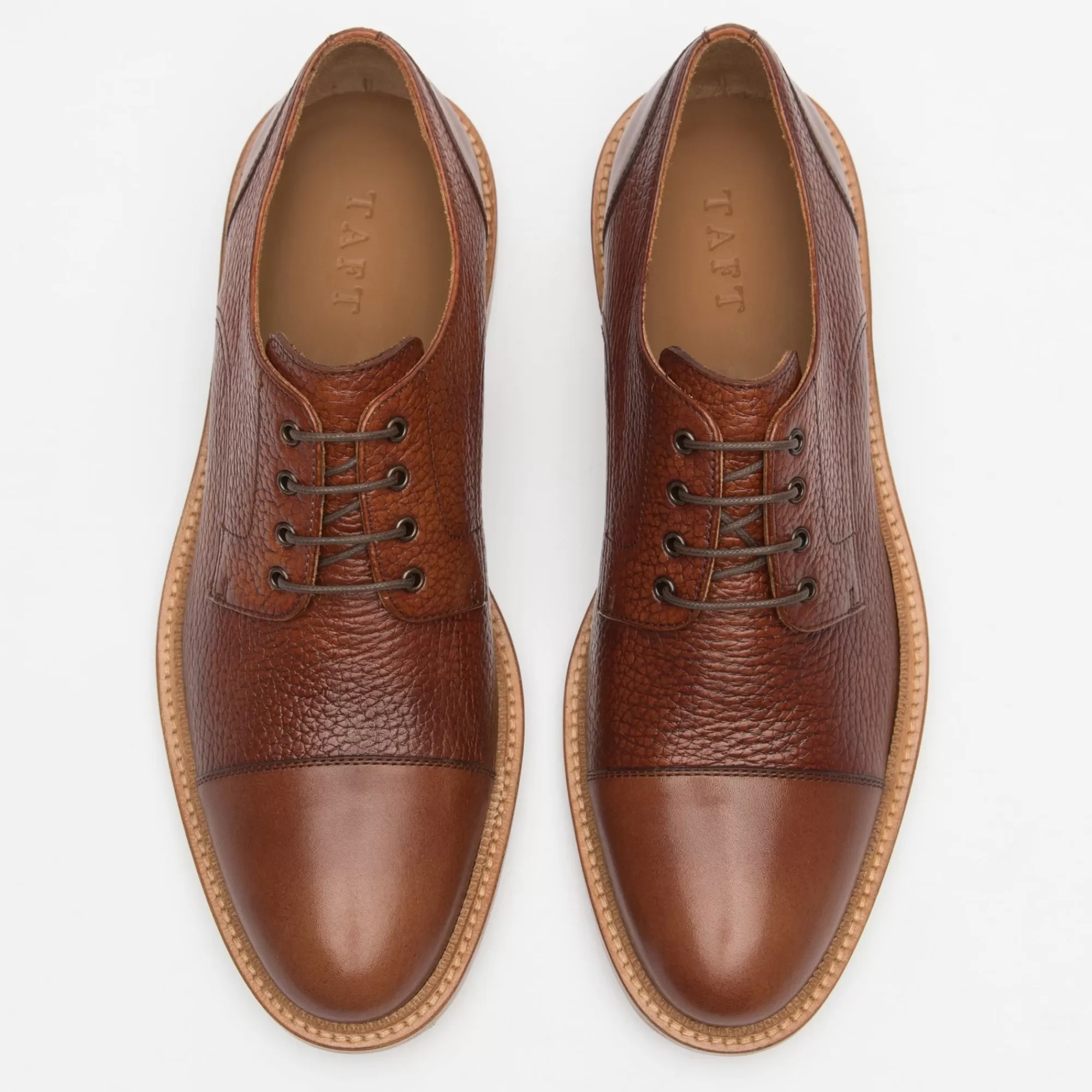 Store TAFT The Rome Shoe - Brown Leather Shoes |