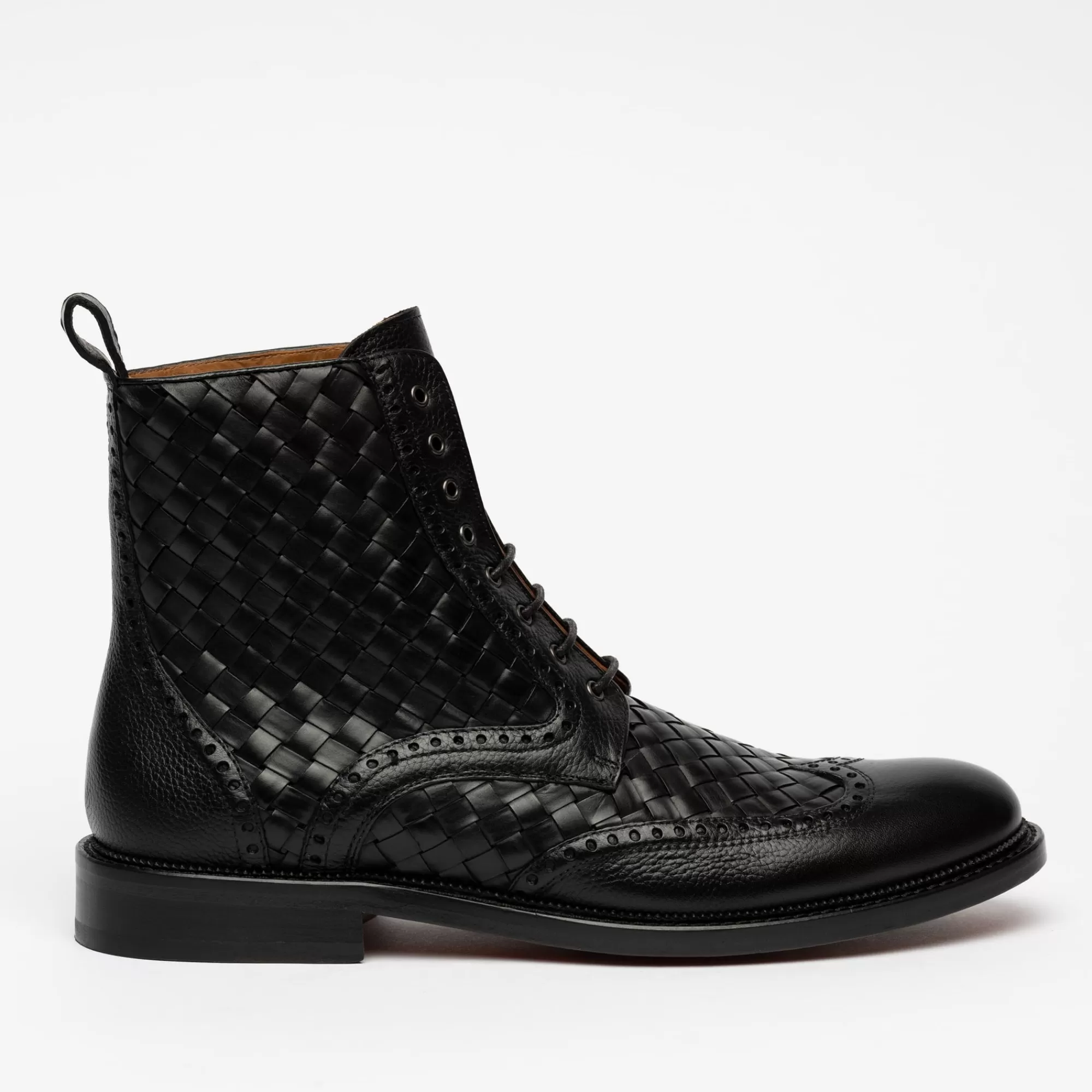 New TAFT The Saint Boot In Black - Men'S Leather Dress Boot