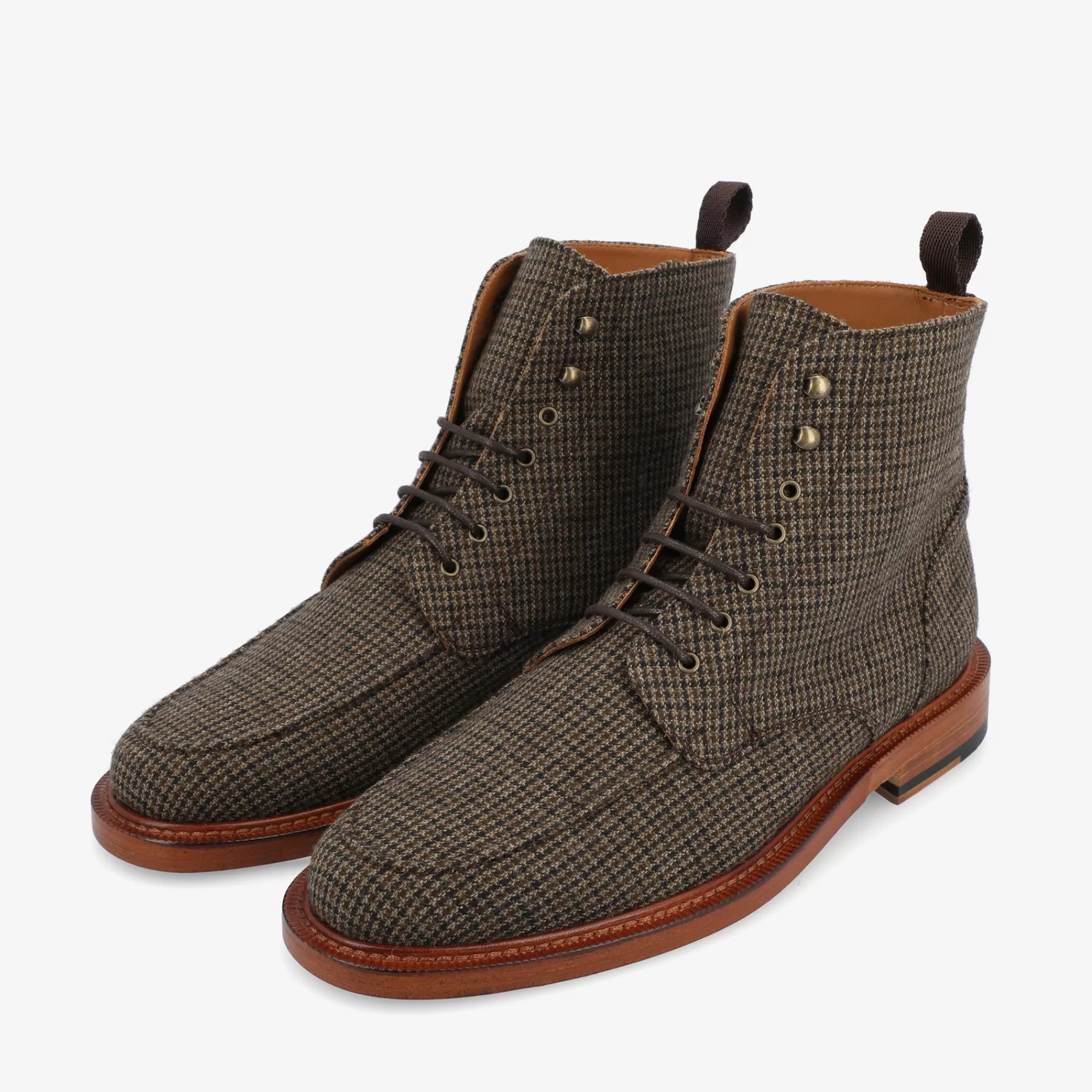 Sale TAFT The Smith Boot In Espresso - Houndstooth Boot |