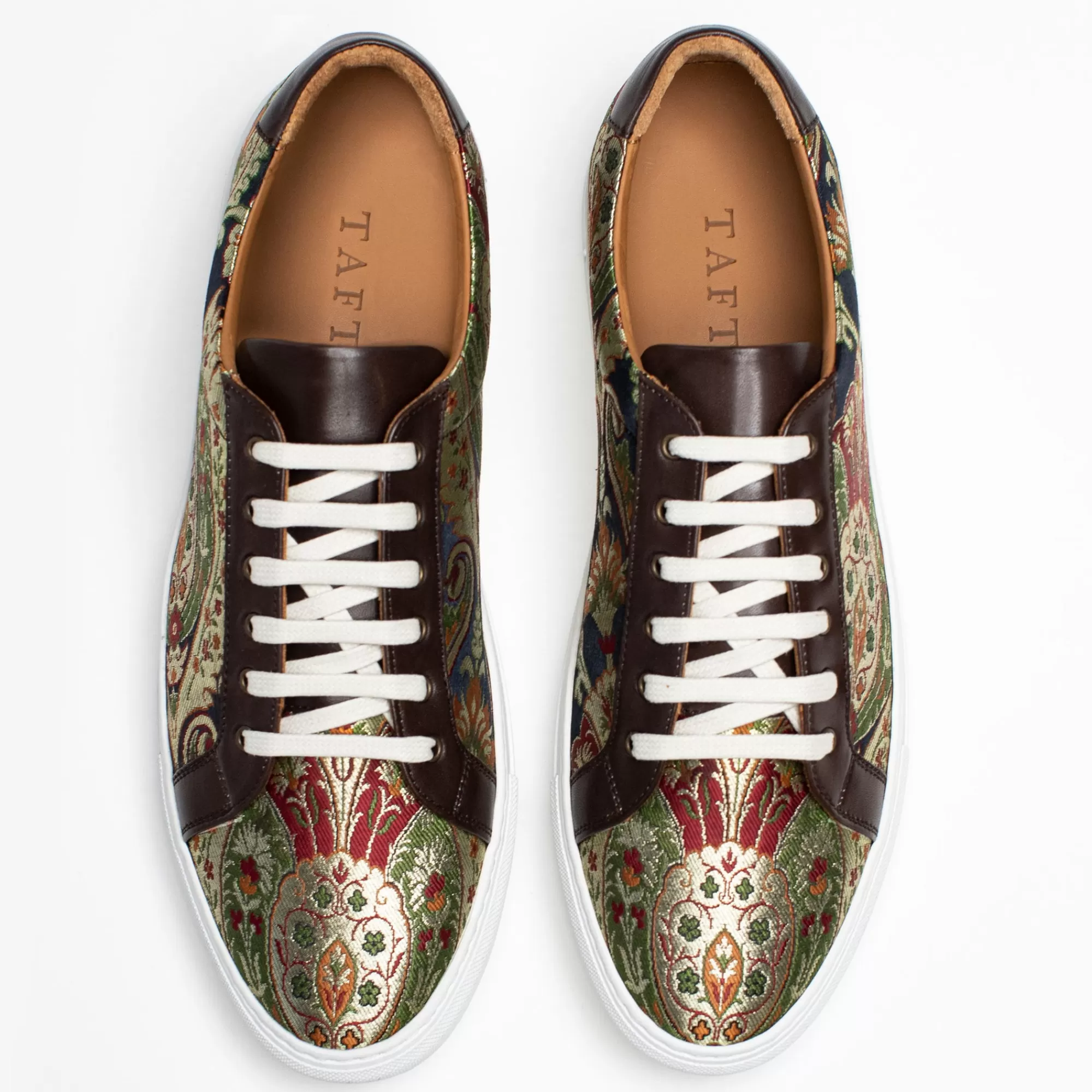 Cheap TAFT The Sneaker In Kashmir Multicolor Paisley Fabric |