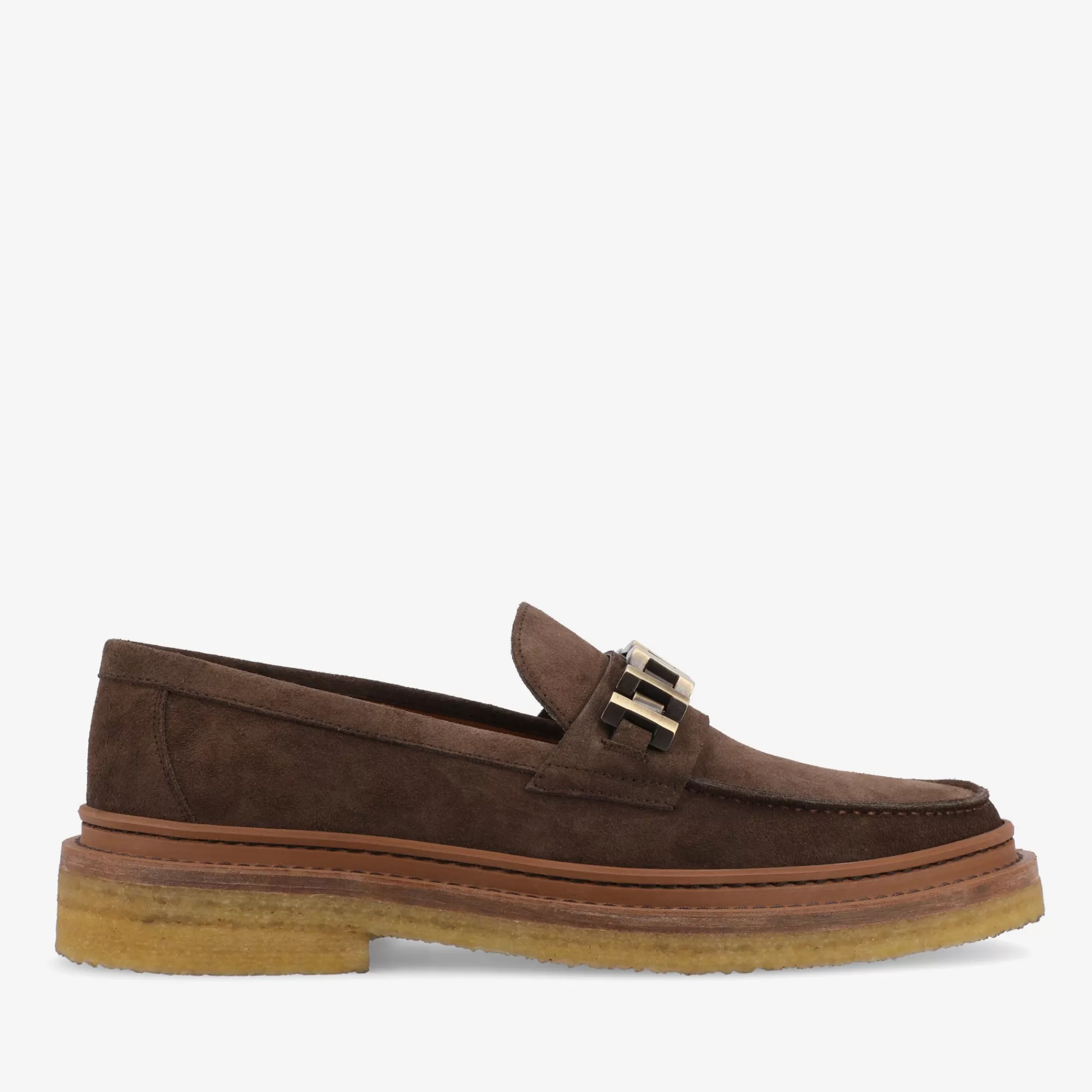 Outlet TAFT The Verona Loafer In Brown - Brown Suede Loafer |