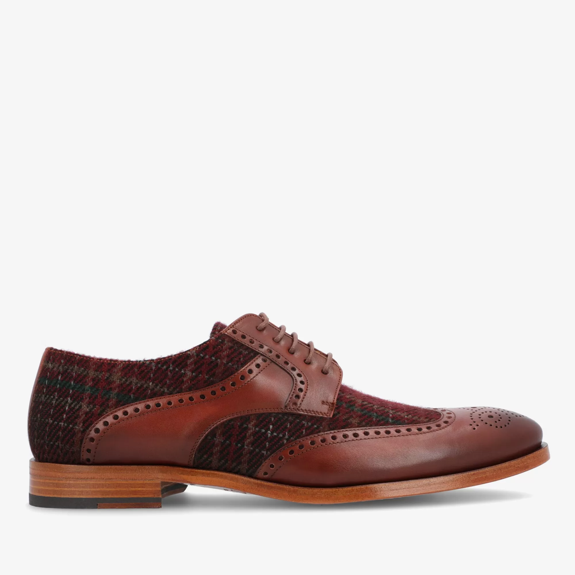 Hot TAFT The Wallace Shoe In Red Plaid |